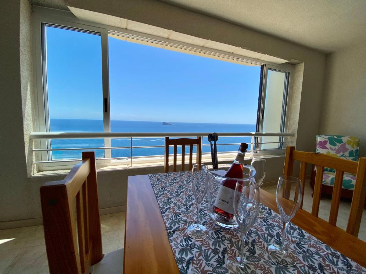 Apartamento Torre Levante, primera línea de playa Benidorm Exterior foto
