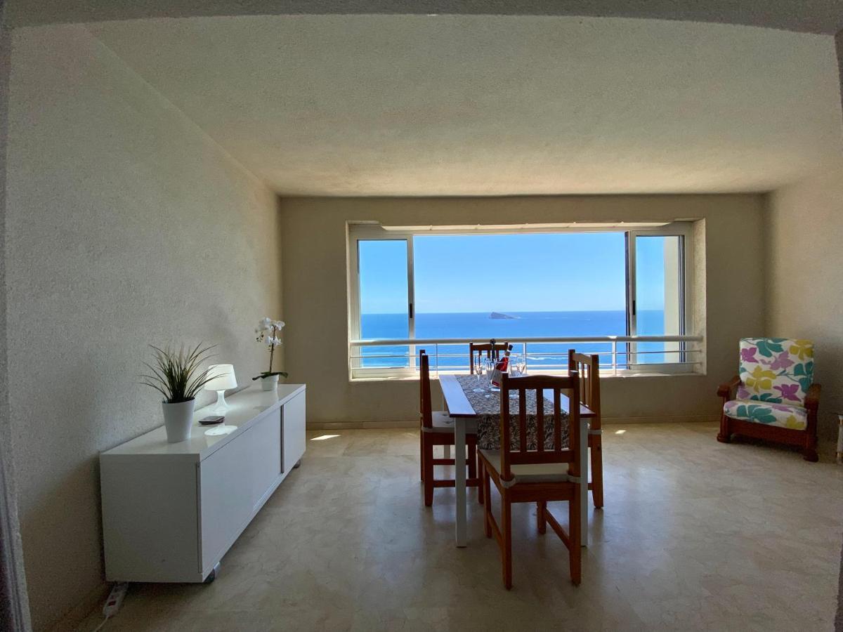 Apartamento Torre Levante, primera línea de playa Benidorm Exterior foto